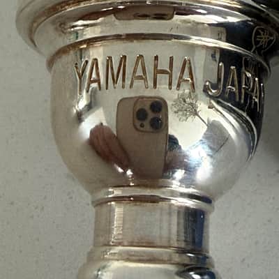 Yamaha TR-16C4 Bb Trumpet Mouthpiece - Silver Plated image 3
