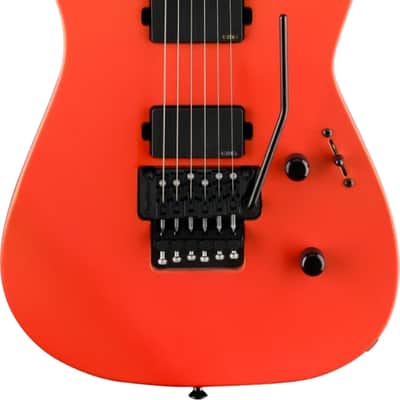 Jackson American Series Soloist SL2MG Electric Guitar, Ebony Fingerboard, Satin Lambo Orange image 2