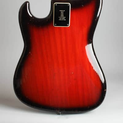 Burns Jazz Bass Solid Body Electric Bass Guitar (1964), ser. #6326, black tolex hard shell case. image 4