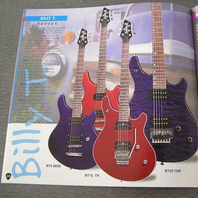 Washburn Catalog  1996 - Excellent condition! Dimebag, Nuno, Hagar, etc. image 16