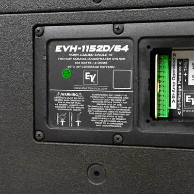 Electro-Voice (EV) EVH-1152D/64 15" 2-Way Passive Loudspeaker (PAIR) CG01YBR *ASK FOR SHIPPING* image 12