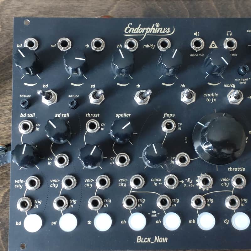 2018 – Present Endorphin.es Blck_Noir Eurorack Synth Module Black