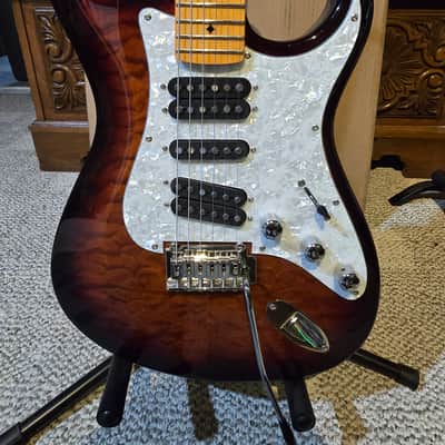 Dean Zelinsky ATW TAGLIARE STRATOCASTER 2023 - QUILTED WALNUT BURST image 2