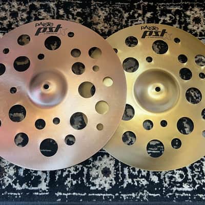 Paiste 16" PST X Swiss Hi-Hat Cymbals (Pair) - Traditional image 1