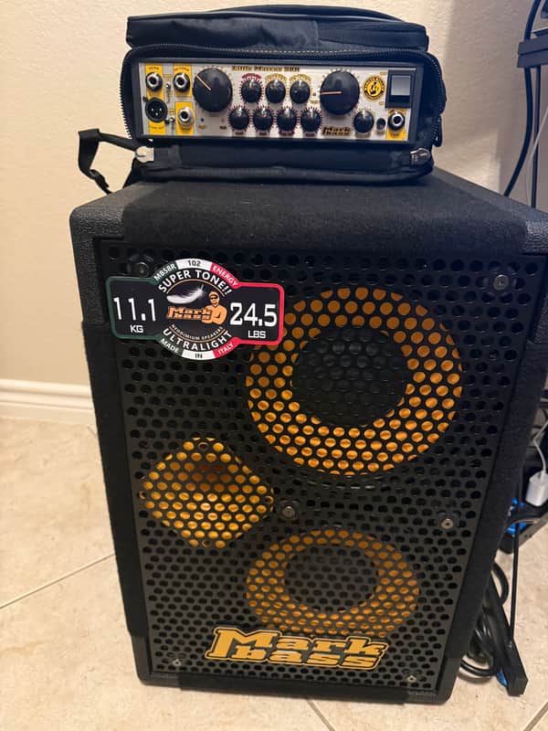 Markbass Little Marcus 58R Marcus Miller Signature 500-Watt Bass Amp Head 2023 - Present - Silver image 1