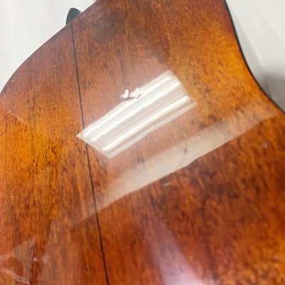 Jasmine S45 SK Natural/Gloss Acoustic Dreadnought W/Hard Case 2000s - Clear Gloss image 10