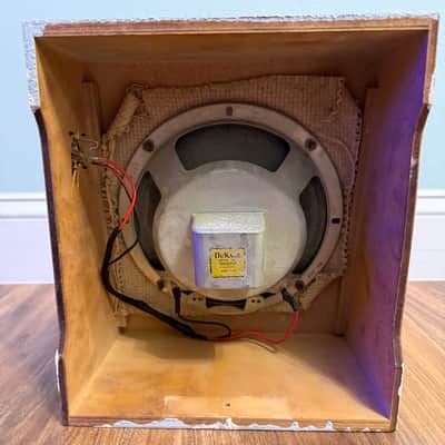 Vintage 1958 DuKane Desktop Guitar Cab with Original Alnico Speaker image 2