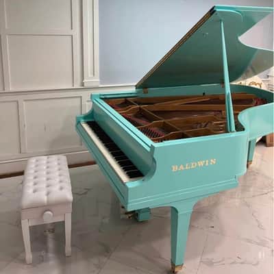 Baldwin SF-10 Artist Series Grand Piano - 7' Light Emerald Finish image 2