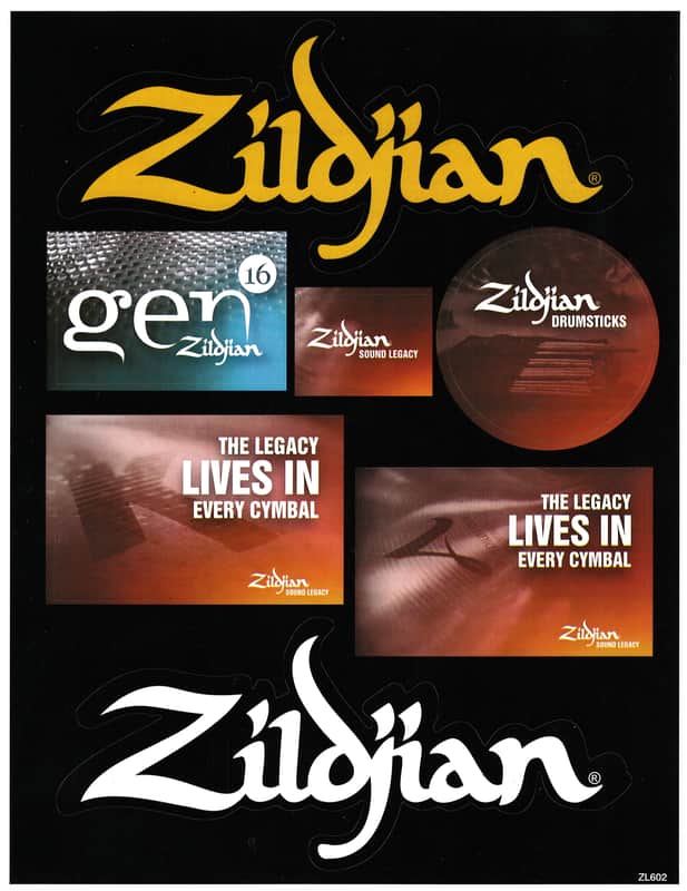 Zildjian Sticker Sheet image 1