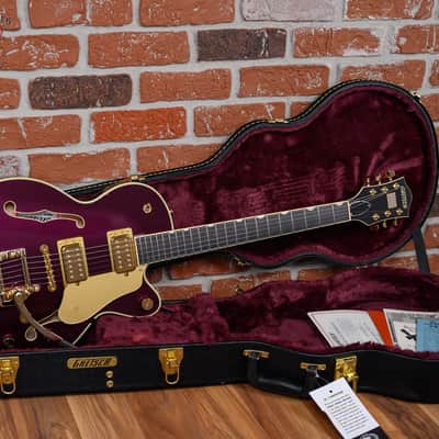 Gretsch Professional Collection Broadkaster Jr. LX Center Block w/String-Thru Bigsby Blackberry 2026 w/OHSC (B-Stock) image 2