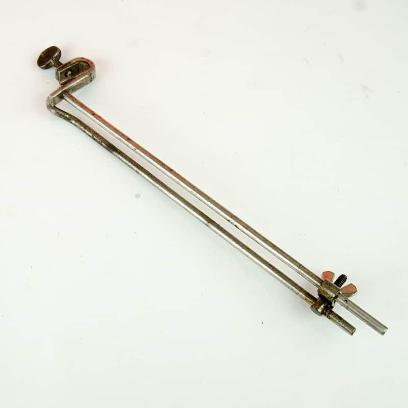 20's 30's Ludwig Simplicity Crash Holder Hanging Cymbal Mount Arm, Bass Drum Hoop Mount image 1