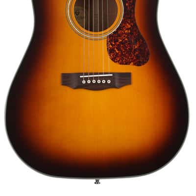 Guild D-140 Dreadnought Acoustic Guitar - Antique Burst image 2