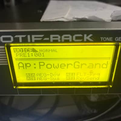 YAMAHA MOTIF RACK 2002? - 1 SPACE RACK MODULE w/ORIGINAL POWER SUPPLY image 1