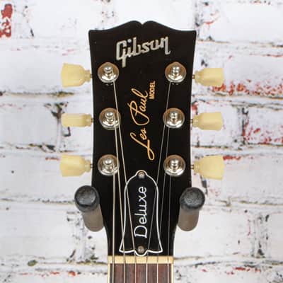 Gibson - 2021 Les Paul Deluxe Electric Guitar - Cherry Sunburst w/Reliced Neck - w/OHSC USED image 3