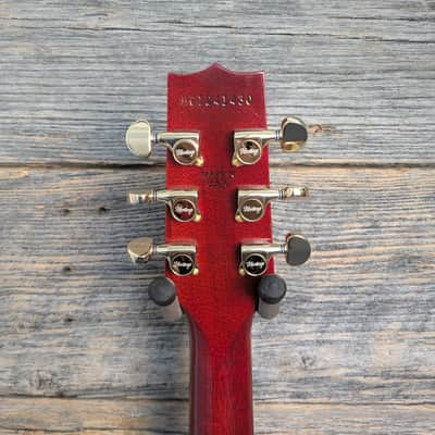 Used Heritage Custom Shop Core Collection H-555 Semi-Hollow Trans Cherry w/OHSC image 8