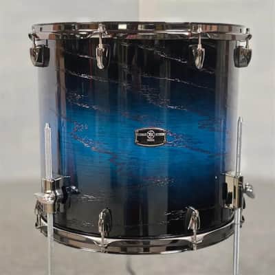 Used Yamaha Live Custom Hybrid Oak 3pc Drum Set Uzu Ice Sunburst - Very Good image 7