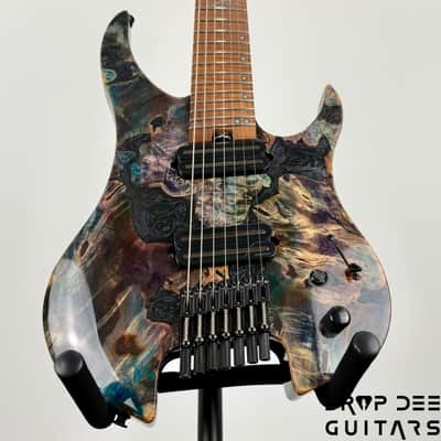 Legator Ghost X7F Multiscale Headless 7-String Electric Guitar w/ Bag - Coral image 8