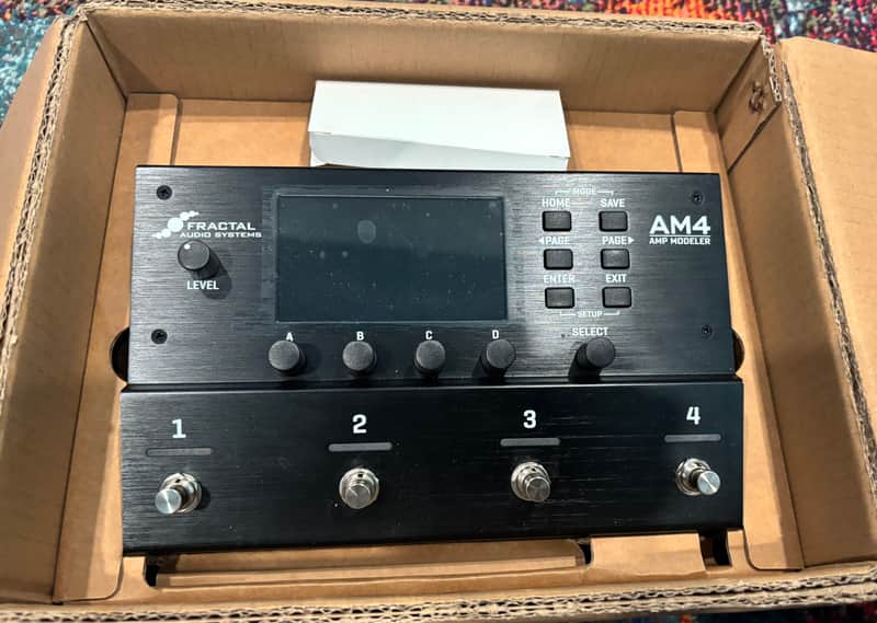 Fractal Audio AM4 Amp Modeler 2025 - Present - Black image 1