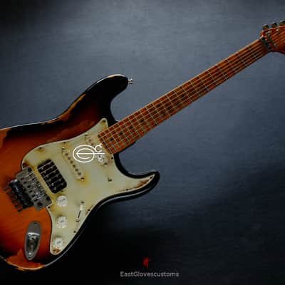 Fender Stratocaster Floyd Rose Classic HSS Sunburst Made in USA Aged Relic (VERY RARE) image 14
