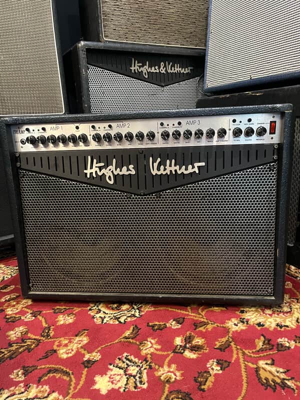 Hughes & Kettner TriAmp 6-Channel 100-Watt 2x12" Guitar Combo 1995 - 2001 - Black image 1