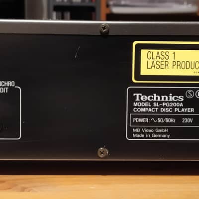 Lettore CD Technics SL-PG200A con Telecomando - Compact disc player image 2