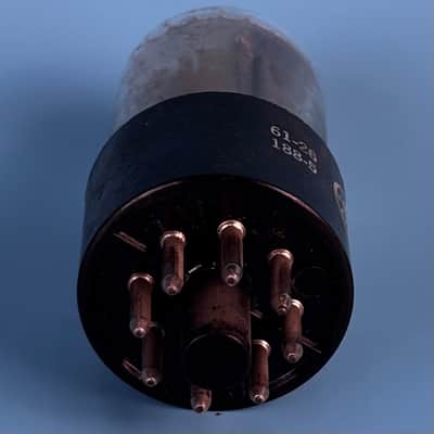 1961  General Electric 6SN7GT Vintage Grey Plated vacuum tube! Tests Good! T586 image 6