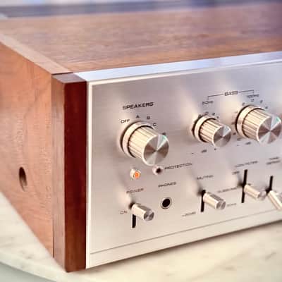 πΆβ¨ Pioneer SA-9100 Vintage Integrated Amplifier w/ Original Wood Case β Serviced, Cleaned, Complete image 4