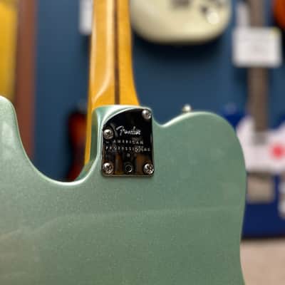 2020 Fender American Professional II Telecaster - Mystic Surf Green image 5