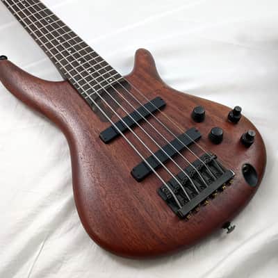 Ibanez Japan 1992 Soundgear SR1306 6-String Bass - Padauk/Wenge/Bubinga (MIJ Fujigen) image 3