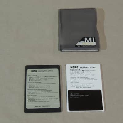 Korg M1 Synth 1 Memory card MPC-02 & MSC-02 FOR M-1 / M1R [Three
