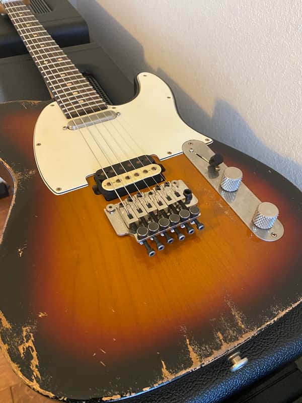 Luxxtone Choppa T Floyd Rose 2021 Aged Sunburst image 1