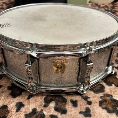 [80s] Ludwig Classic Maple Snare Drum 14*5 Silver Sparkle image 6