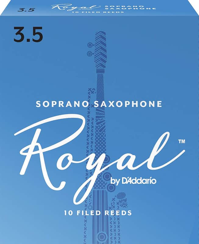 D'Addario Rico Royal 3.5# Reeds for Soprano Sax RIB1015 (10 Pack) image 1