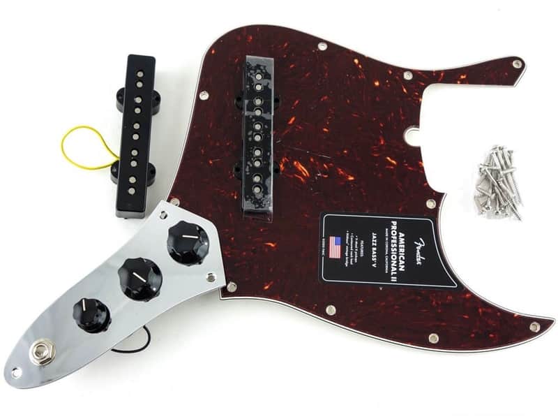 Fender American Professional II Jazz Bass V 5 String LOADED PICKGUARD, Tortoise! image 1
