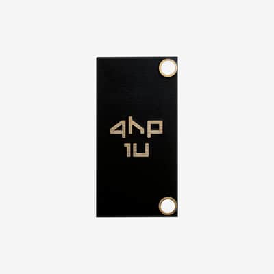 Big T Music Ltd - 4hp 1U Gap Banisher Eurorack Blanking Panel - Black And Gold image 2