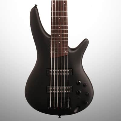 Ibanez SR306E Electric Bass, 6-String, Weathered Black