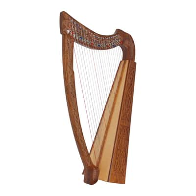 Roosebeck 22-String Heather Harp w/ Full Chelby Levers - Knotwork image 1