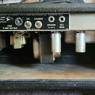 Fender Bassman amp 1966 blackface AA165 image 7