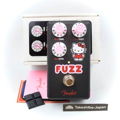 Fender Hello Kitty Fuzz Black With Original Box Guitar Effect Pedal image 1