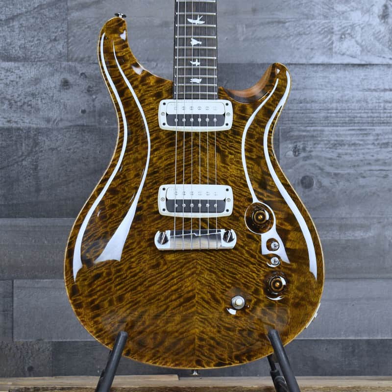 Mint PRS Paul's Guitar Limited Mango Top - Tiger Eye with Hardshell Case image 1