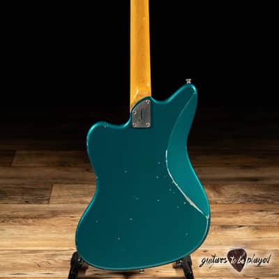 Fano JM6 Oltre Maple Fretboard Lollar P-90 Guitar w/ Gigbag – Ocean Turquoise image 7