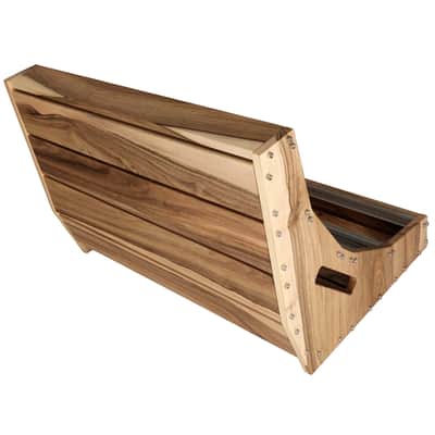 13U / 126hp Eurorack case VITA-slim • Rails + Threaded strips / Walnut / Unpowered image 9