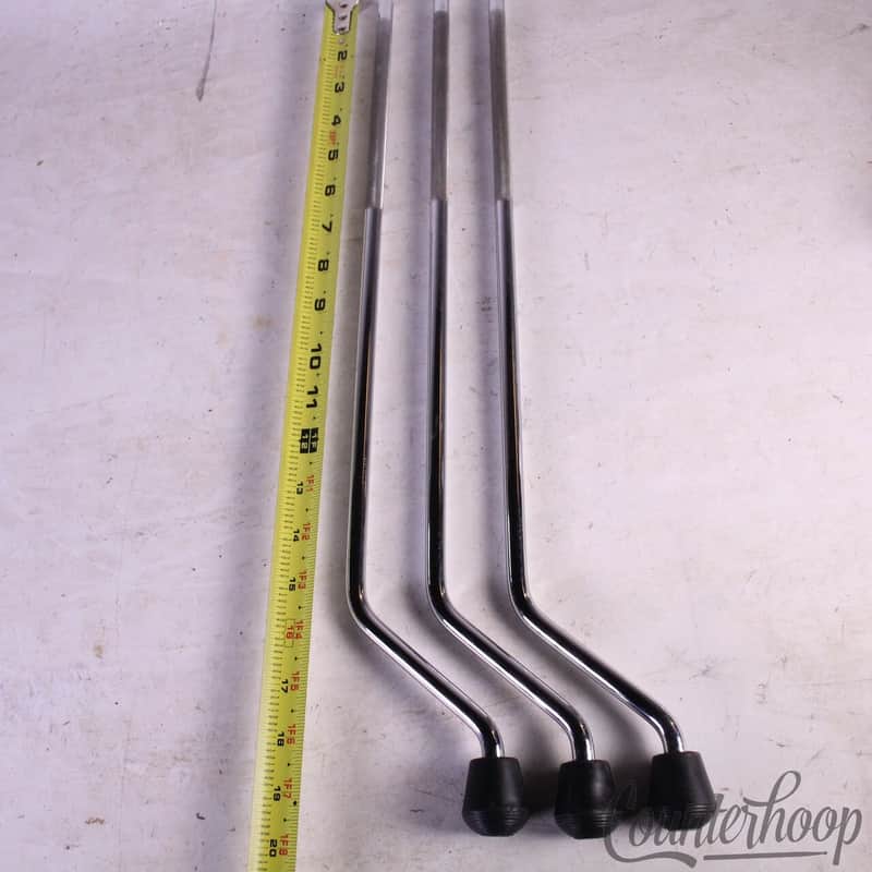 Floor Tom Drum Legs 7/16" Rubber Feet 11mm image 1