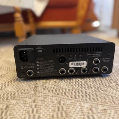 Synergy SYN-1 Rack Mount Preamp with 1 Module Slot 2017 - Black image 2