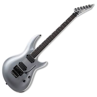 LTD (ESP) H3-1000FR Metallic Silver, Floyd Rose, with Form-Fit ESP Hardshell Case image 3