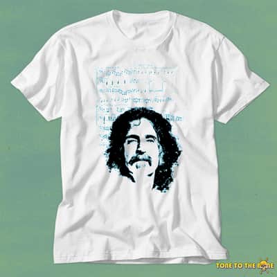 Zappa Notes Custom Printed T Shirt White - X-Large image 3