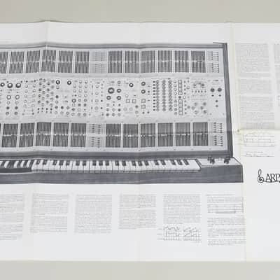 ARP 2500 modular synthesizer original owner's manual, poster and brochure image 3