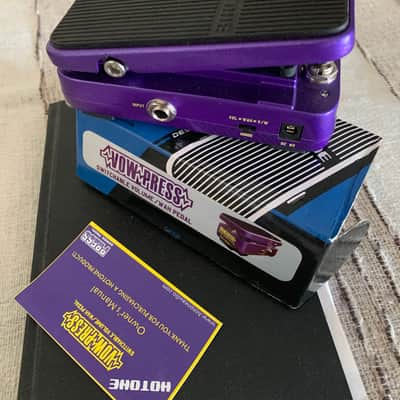Hotone Vow Press Switchable Volume/Wah 2010s - Purple image 3