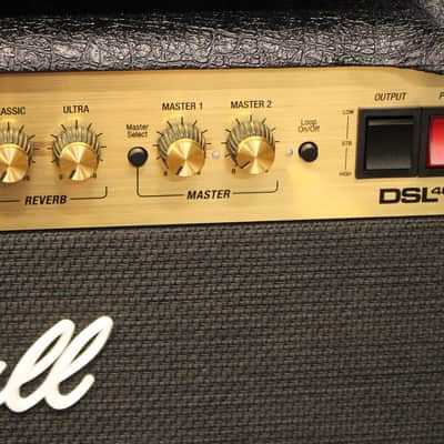 Marshall DSL40CR 40W Tube Guitar Amplifier Combo Black w/Footswitch image 2