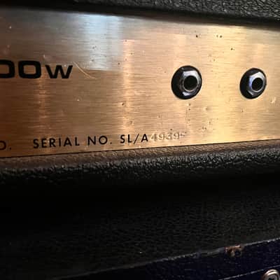 Marshall Super lead 1974 - 100 watt image 5